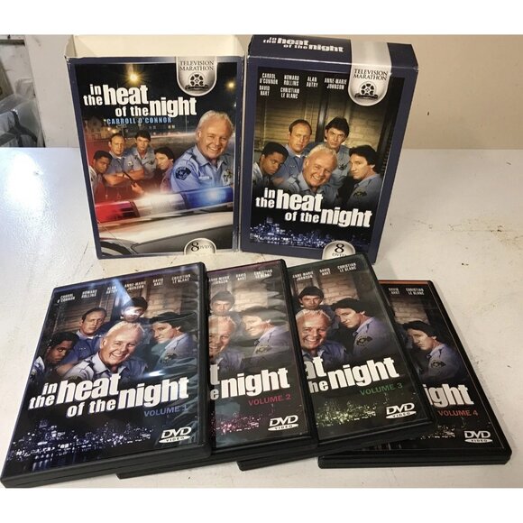RARE In The Heat of The Night TV Series “24 Hour Marathon Collection” EUC - Picture 1 of 16